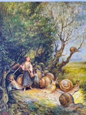  The Shepherdess and the Snail - En Lättsmält Berättelse om Ödmjukhet och Överraskande Hjälp!